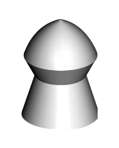 Plombs Pro Magnum pointu 4,5 mm Gamo — diabolo à tête pointue optimisé pour tir extérieur et longue distance