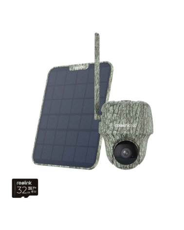 Caméra Reolink Go RG PT G450 4K 4G LTE avec vision 360° et panneau solaire