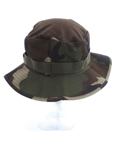 Bonnie Hat camouflage CE Opex, chapeau de brousse militaire déperlant en tissu ripstop