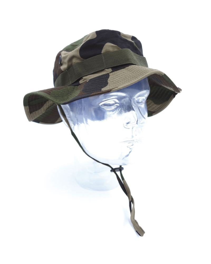 Bonnie Hat camouflage CE Opex, chapeau de brousse militaire déperlant en tissu ripstop