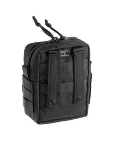Poche utilitaire et médic noire Invader Gear Medium compatible MOLLE
