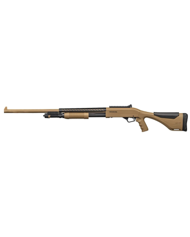 Pack SXP Xtrem Dark Earth Defender 12-76 canon rifled 61 cm avec viseur point rouge Frenzy Plus et fourreau