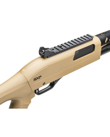 Pack SXP Xtrem Dark Earth Defender 12-76 canon rifled 61 cm avec viseur point rouge Frenzy Plus et fourreau
