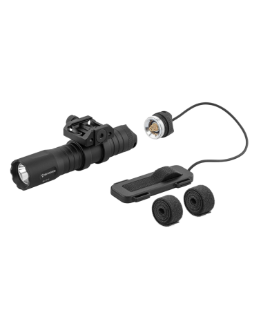 Lampe tactique Skywoods L7019A avec interrupteur déporté et fixation Picatinny