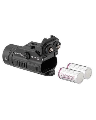 Lampe tactique Skywoods Cyclone compatible rail Glock et Picatinny