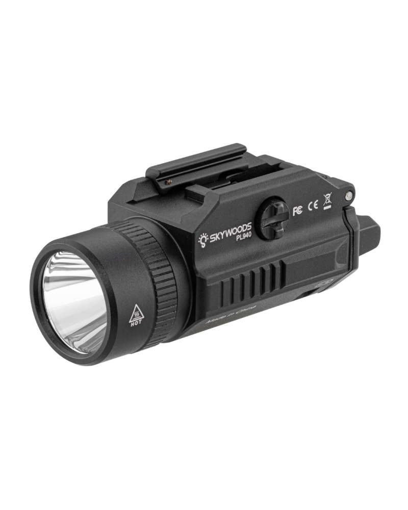 Lampe tactique Skywoods Cyclone compatible rail Glock et Picatinny