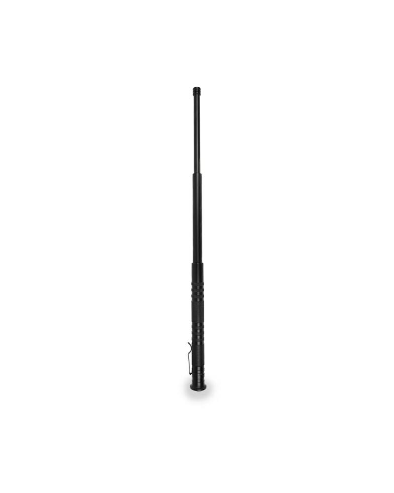 Bâton télescopique GK PRO 21 pouces acier aluminium noir avec bouton-poussoir