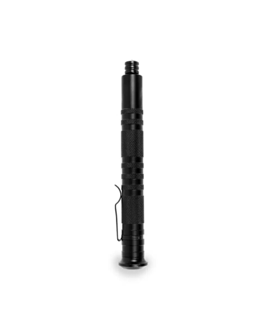 Bâton télescopique GK PRO 21 pouces acier aluminium noir avec bouton-poussoir