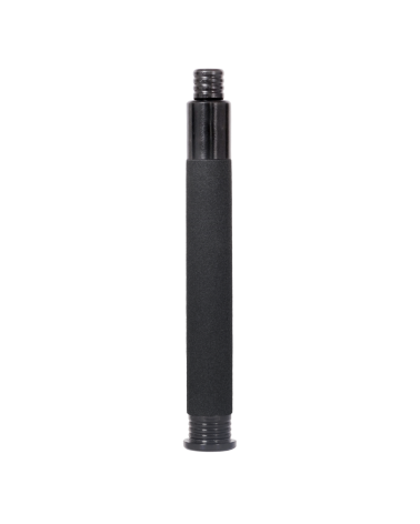 Matraque télescopique CLOVX 21 pouces en acier trempé noir avec poignée mousse et étui 360°