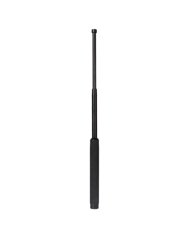 Matraque télescopique CLOVX 21 pouces en acier avec poignée mousse et étui cordura noir
