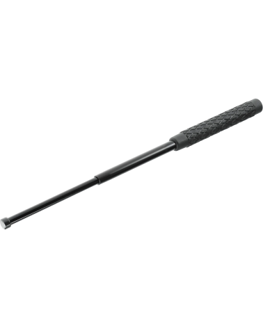 Matraque télescopique PERFECTA TDB21 21 pouces en acier avec poignée caoutchouc et étui nylon