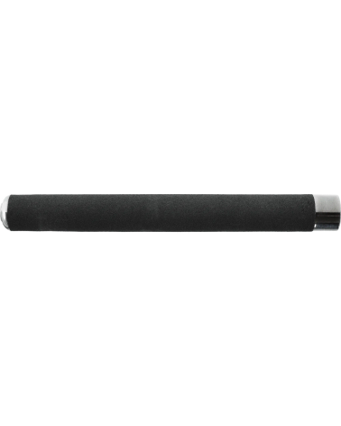 Matraque télescopique WALTHER 25 pouces en acier titane noir avec poignée mousse caoutchouc et étui nylon