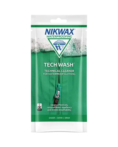Bouteille Nikwax Tech Wash 100 ml nettoyant vêtements imperméables