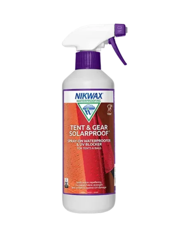 Bouteille Nikwax Tent & Gear SolarProof 500 ml imperméabilisant et protecteur UV pour tentes et sacs à dos
