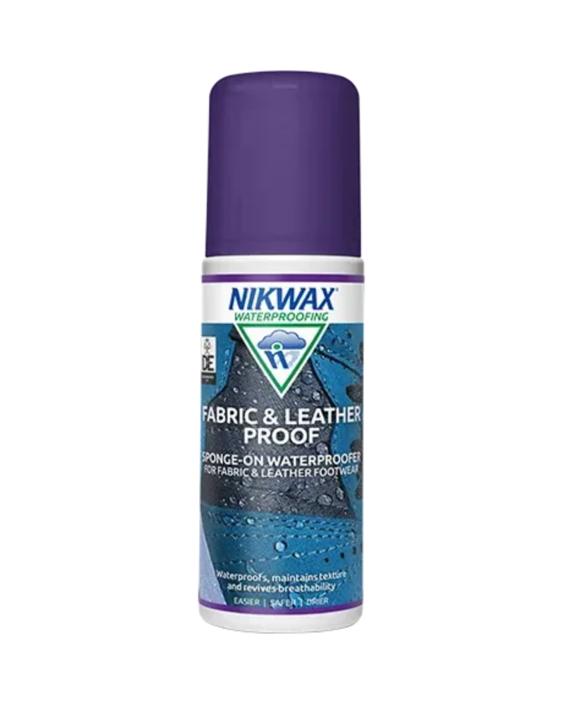 Bouteille Nikwax Fabric & Leather Proof Éponge 125 ml imperméabilisant pour chaussures en cuir et tissu
