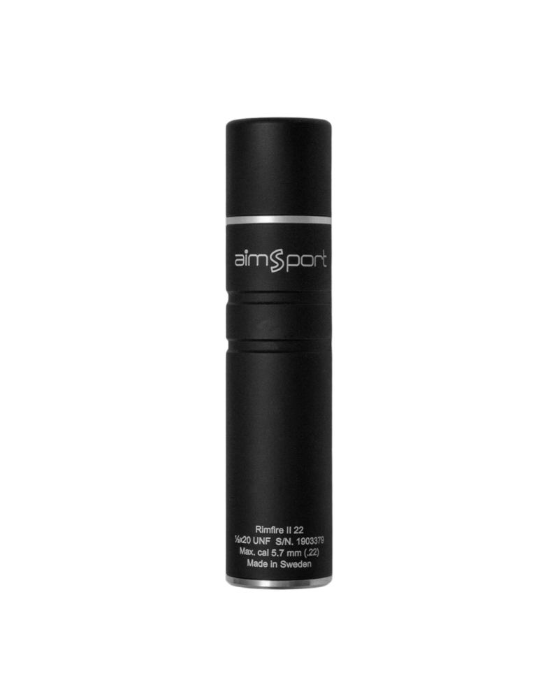 Modérateur AIMSPORT Rimfire II .22LR 1/2-20 — silencieux compact monocore, démontage et nettoyage faciles