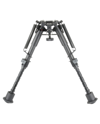 Bipied ROKSTAD 6-9" carbone réglable, léger et stable, avec adaptateur Picatinny et fixation grenadière