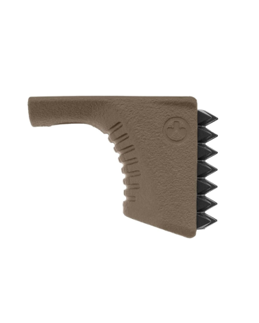 Barricade Stop Magpul M-LOK FDE avec plaque acier QPQ texturée et corps polymère renforcé couleur Flat Dark Earth