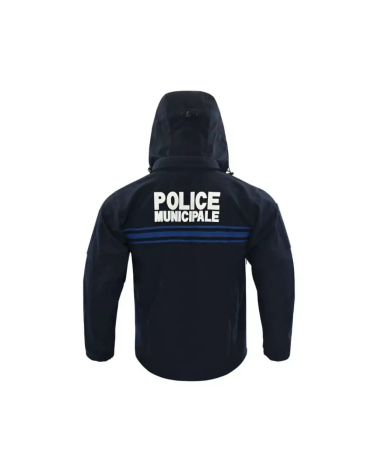 Softshell ADN Tactical Echo 3 Couches Bleu Marine – Police Municipale