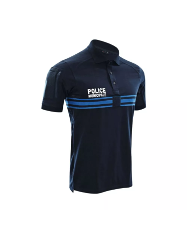 Polo Operator Manches Courtes ADN Tactical – Police Municipale – Coton Dark Navy