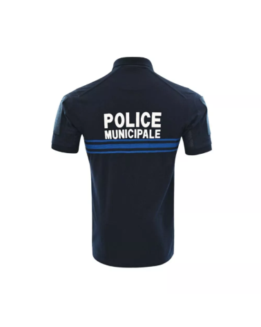 Polo Operator Manches Courtes ADN Tactical – Police Municipale – Coton Dark Navy