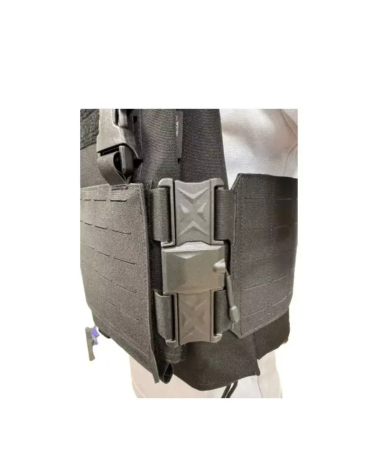 Housse Tactique TAC V1 Noir ADN Tactical — porte-plaques modulaire en Nylon 1000D