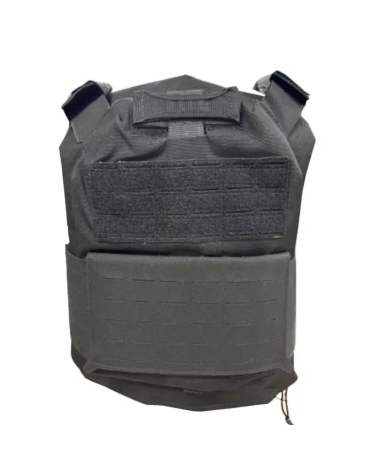 Housse Tactique TAC V2 Noir ADN Tactical porte-plaques modulaire ventilé avec Ventipads, boucles QR magnétiques