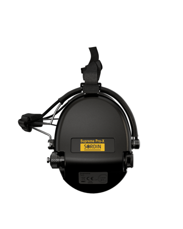 Casque Supreme Pro X Noir MSA Sordin casque antibruit électronique IP67, technologie SordinHEAR2,