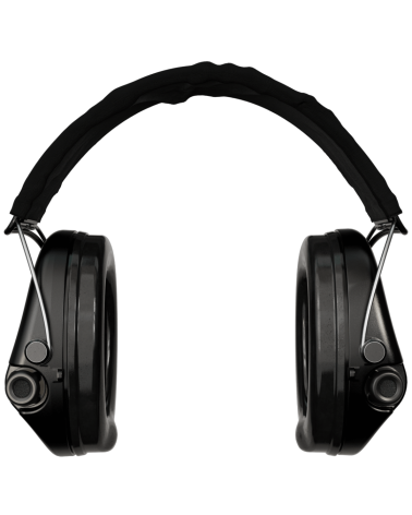 Casque Supreme Pro X Noir Tissu MSA Sordin — casque antibruit électronique IP67, technologie SordinHEAR2, 4 profils audio