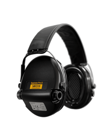 Casque Supreme Pro X LED Noir Cuir MSA Sordin casque antibruit électronique IP67