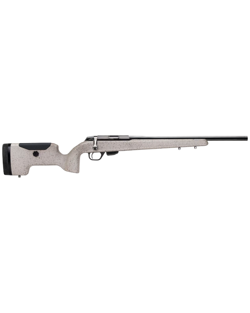 Tikka T1x UPR .22 LR — carabine rimfire de précision avec crosse fiberglass UPR, bedding carbone