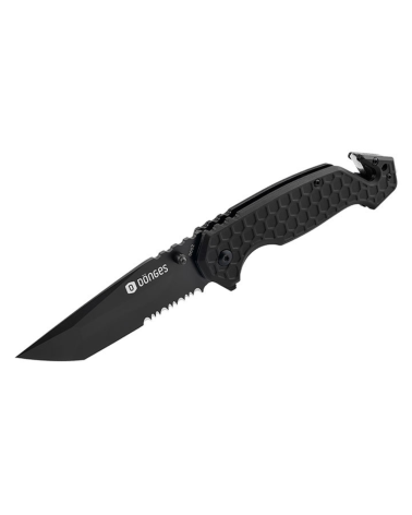 Böker Plus Basic Tactical Série Dönges 01DG003 — couteau pliant tactical lame Tanto 87 mm en 440A, manche aluminium noir,