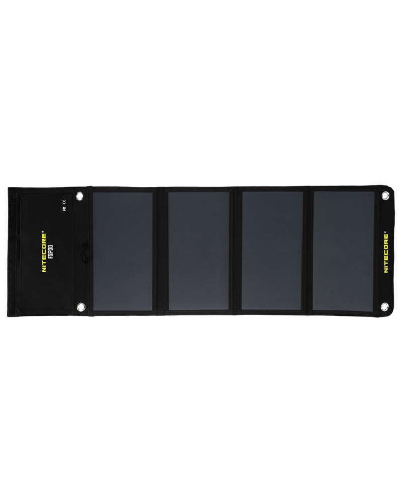 Panneau solaire Nitecore FSP30 30W, 4 panneaux pliants, USB-C et USB-A, IPX5, compatible Power