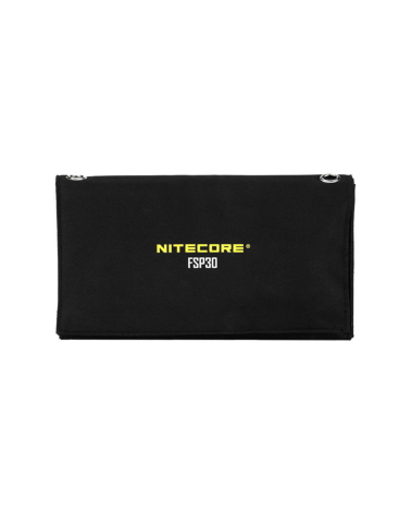 Panneau solaire Nitecore FSP30 — 30W, 4 panneaux pliants, USB-C et USB-A, IPX5, compatible Power