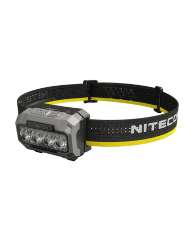 Lampe frontale Nitecore HA23 UHE Noire — 600 lumens, étanche IP68, hybride (AAA et Li-ion