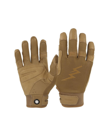 Gants KinetiXx X-ROAR Coyote gants de rappel tactiques en cuir de chèvre, résistants