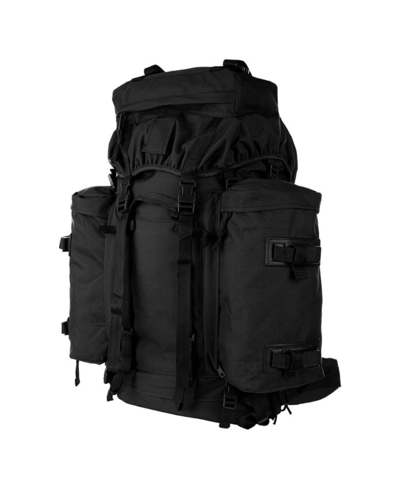 Sac à dos Commando Noir 101 INC — capacité 70L + 16L, tissu 600D PVC polyester