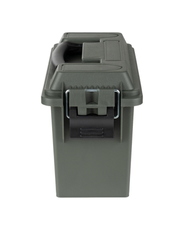 Boîte à munitions Cal.30 plastique vert Fosco Industries — étanche, empilable et résistante