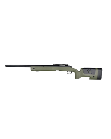 M40A3 Sportline Spring OD — réplique sniper airsoft S T crosse polymère appui joue réglable canon métal