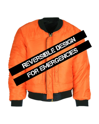 Veste Aviation MA-1 noire Fosco Garments — blouson aviateur chaud, robuste et fonctionnel, reproduction