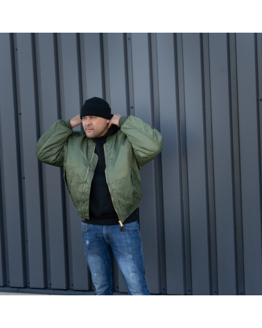 Veste Aviation MA-1 vert Fostex Garments blouson aviateur chaud, robuste et confortable