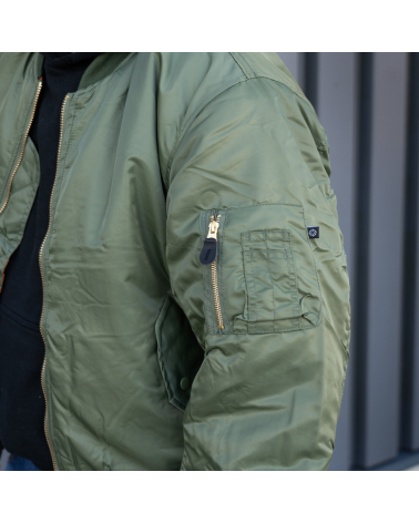 Veste Aviation MA-1 vert Fostex Garments blouson aviateur chaud, robuste et confortable