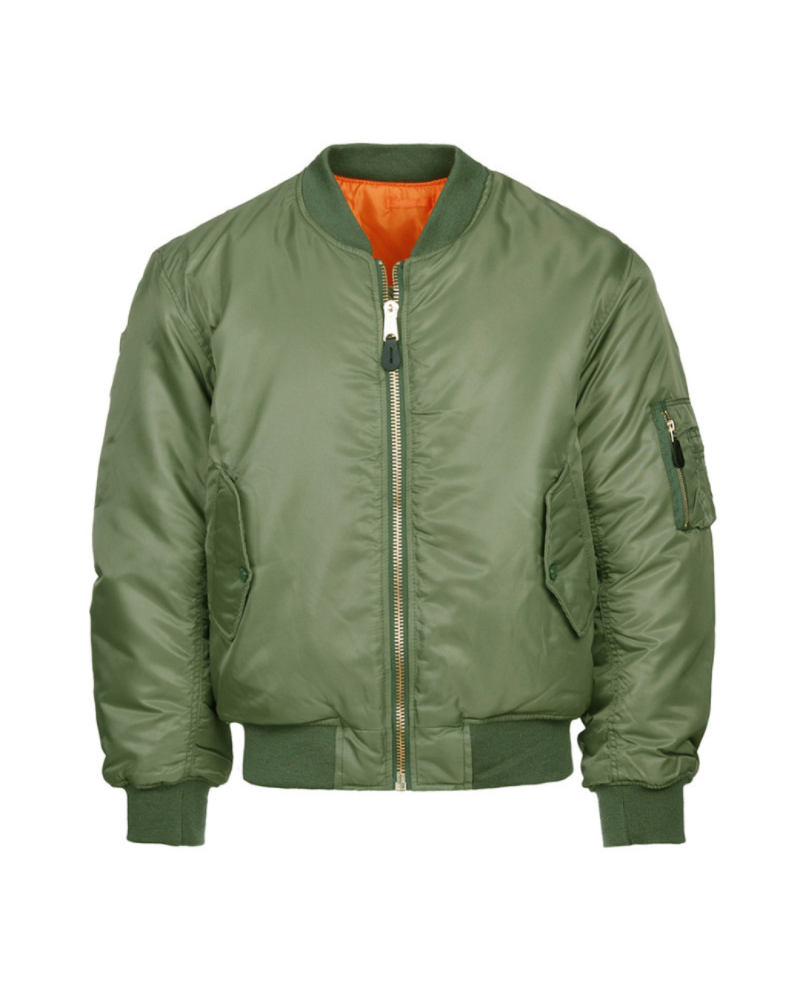 Veste Aviation MA-1 vert Fostex Garments blouson aviateur chaud, robuste et confortable