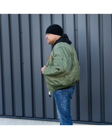 Veste Aviation MA-1 vert Fostex Garments blouson aviateur chaud, robuste et confortable