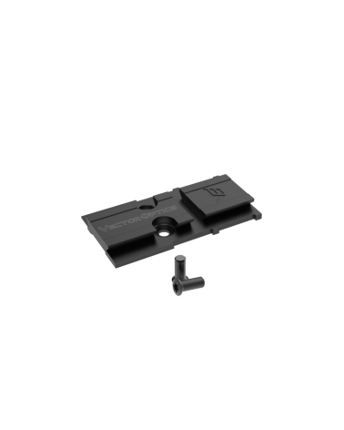 Platine adaptatrice MOS to VOD Vector Optics  plaque acier #45 usinée CNC, compatible SCRD-63 Frenzy