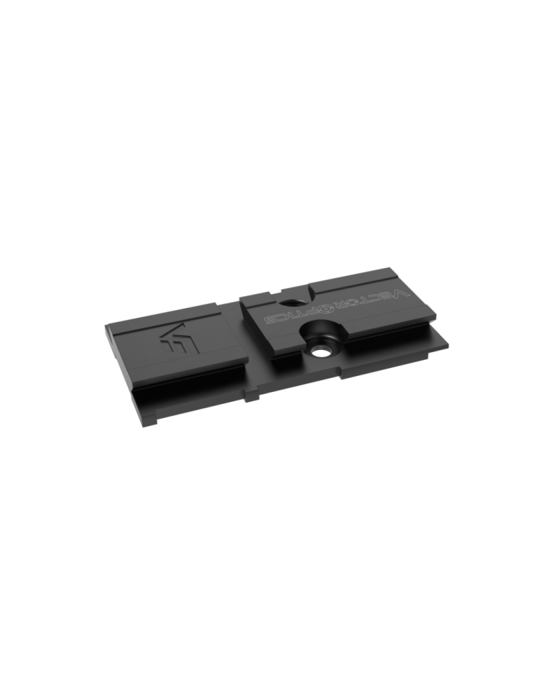 Platine adaptatrice MOS to VOD Vector Optics  plaque acier #45 usinée CNC, compatible SCRD-63 Frenzy