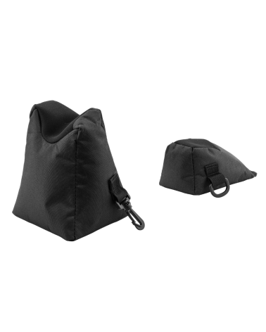 Support de tir Bench 2 Sacs sac avant et sac arrière livrés remplis pour stabiliser la carabine