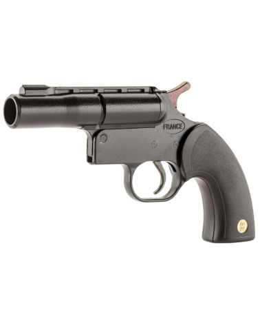 GC27 Cal 12/50 SAPL — pistolet non létal mon coup pour munitions caoutchouc SAPL, portée efficace ~15 m