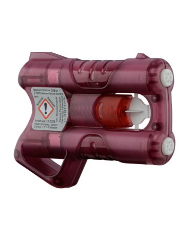 Guardian Angel III Rose Piexon — dispositif de défense personnelle non létal, 2 tirs pyrotechniques Piexol 400kS