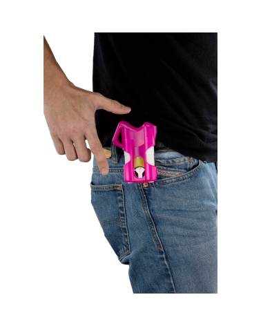 Guardian Angel III Rose Piexon — dispositif de défense personnelle non létal, 2 tirs pyrotechniques Piexol 400kS